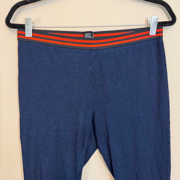 Hue Leggings Womens M Navy Blue Comfort Pull On Stretch Athletic Workout Gym - Picture 4 of 6